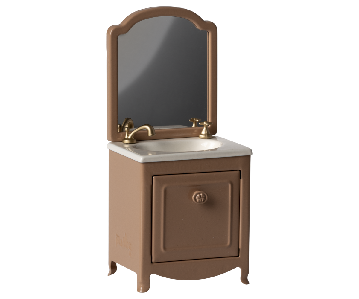 Maileg - Sink dresser, Mouse - Dark Powder