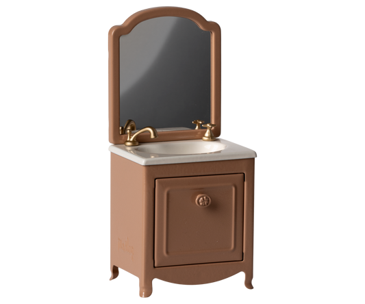 Maileg - Sink dresser, Mouse - Dark Powder