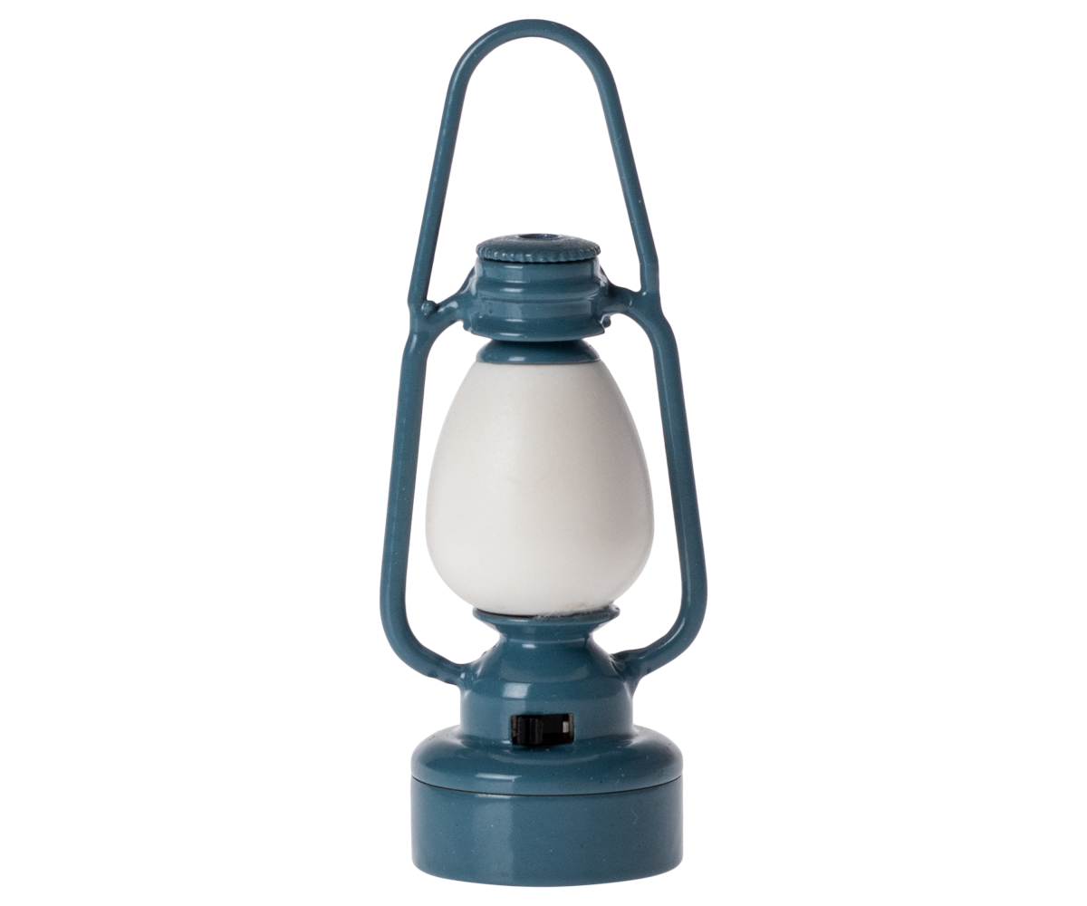 Maileg - Vintage Lantern, Mouse - Blue