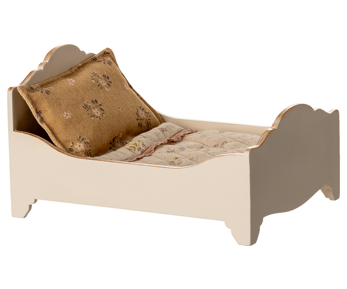 Maileg - Bed, Mouse - Off White