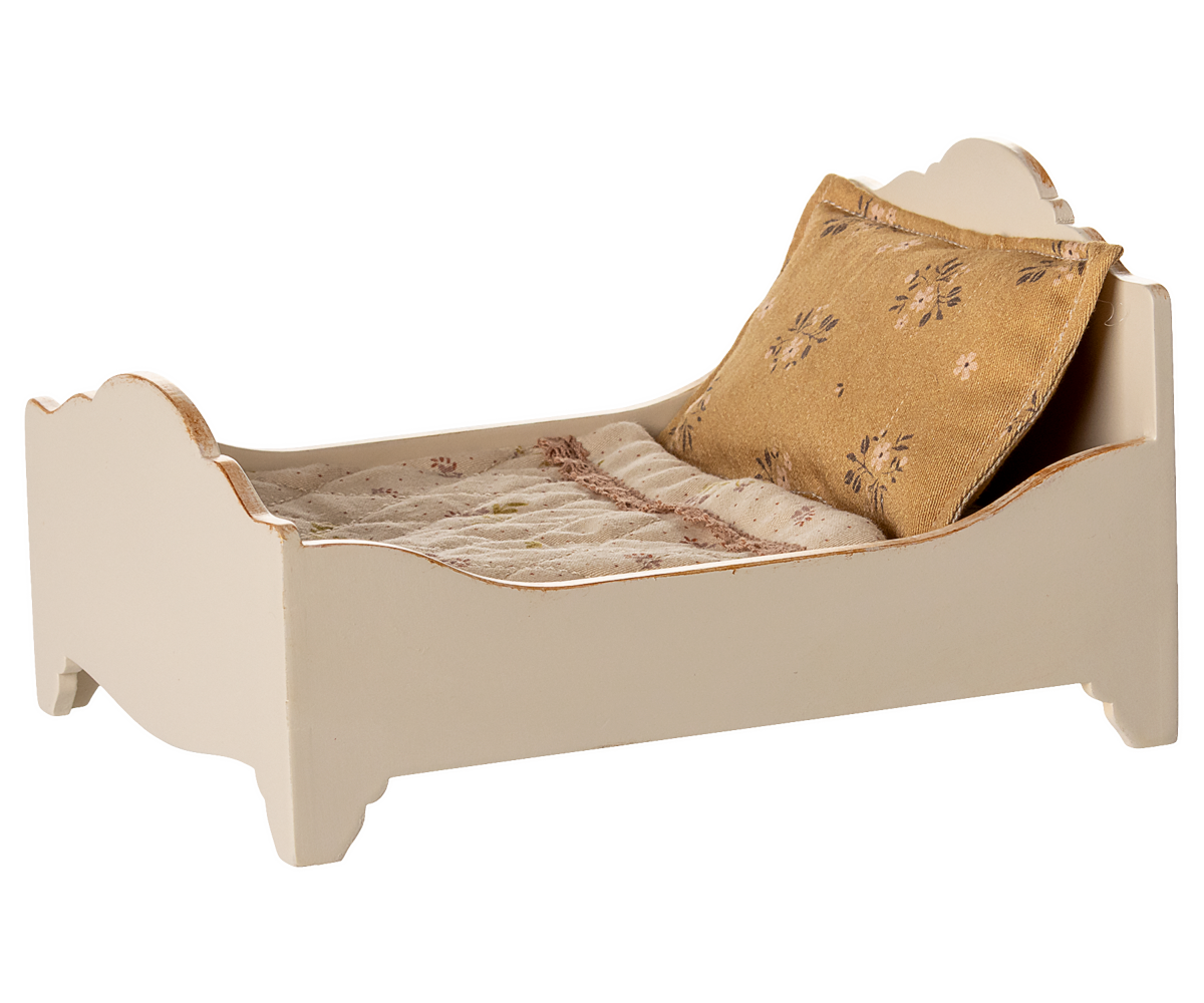 Maileg - Bed, Mouse - Off White