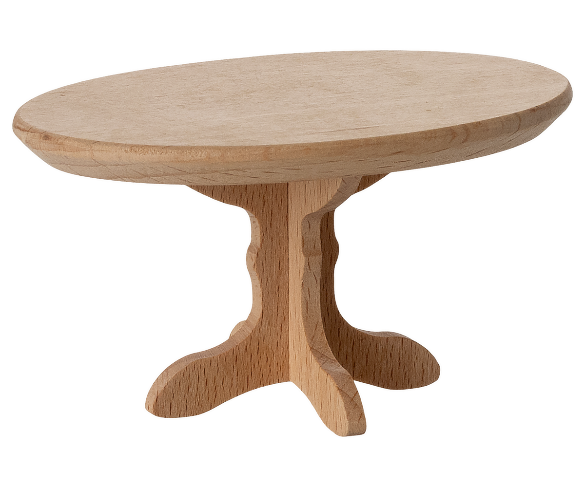 Maileg - Oval Coffee Table-Mouse - Nature