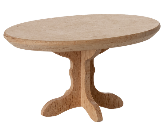 Maileg - Oval Coffee Table-Mouse - Nature