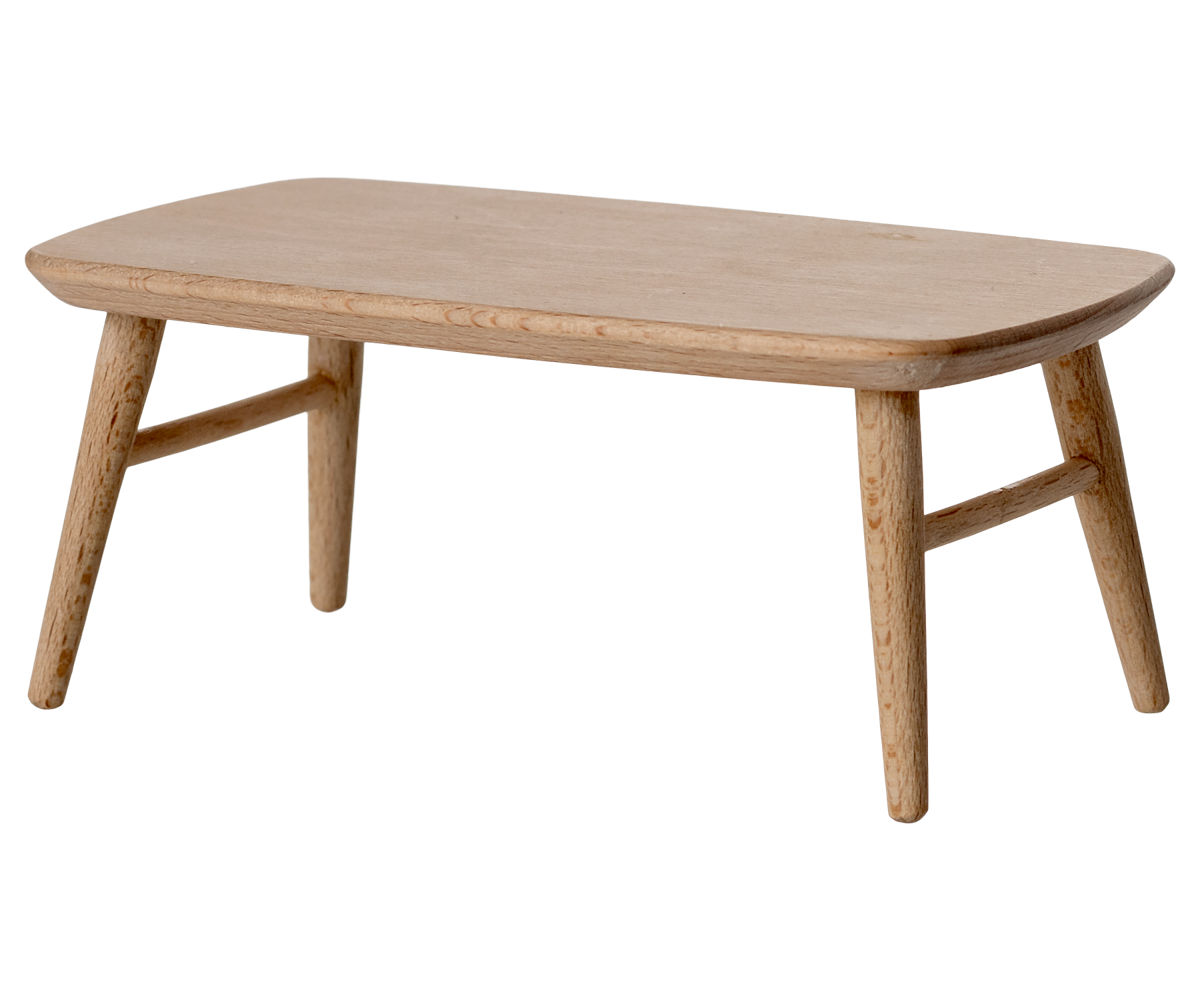 Maileg - Coffee Table, Mouse - Nature