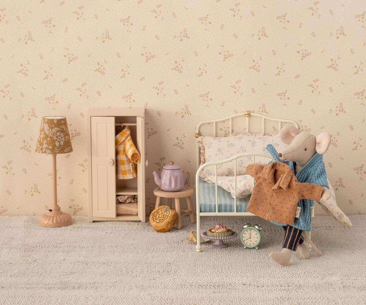 Maileg - Alarm Clock Mouse - Mint