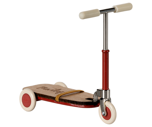 Maileg - Kick Board Mouse - Red
