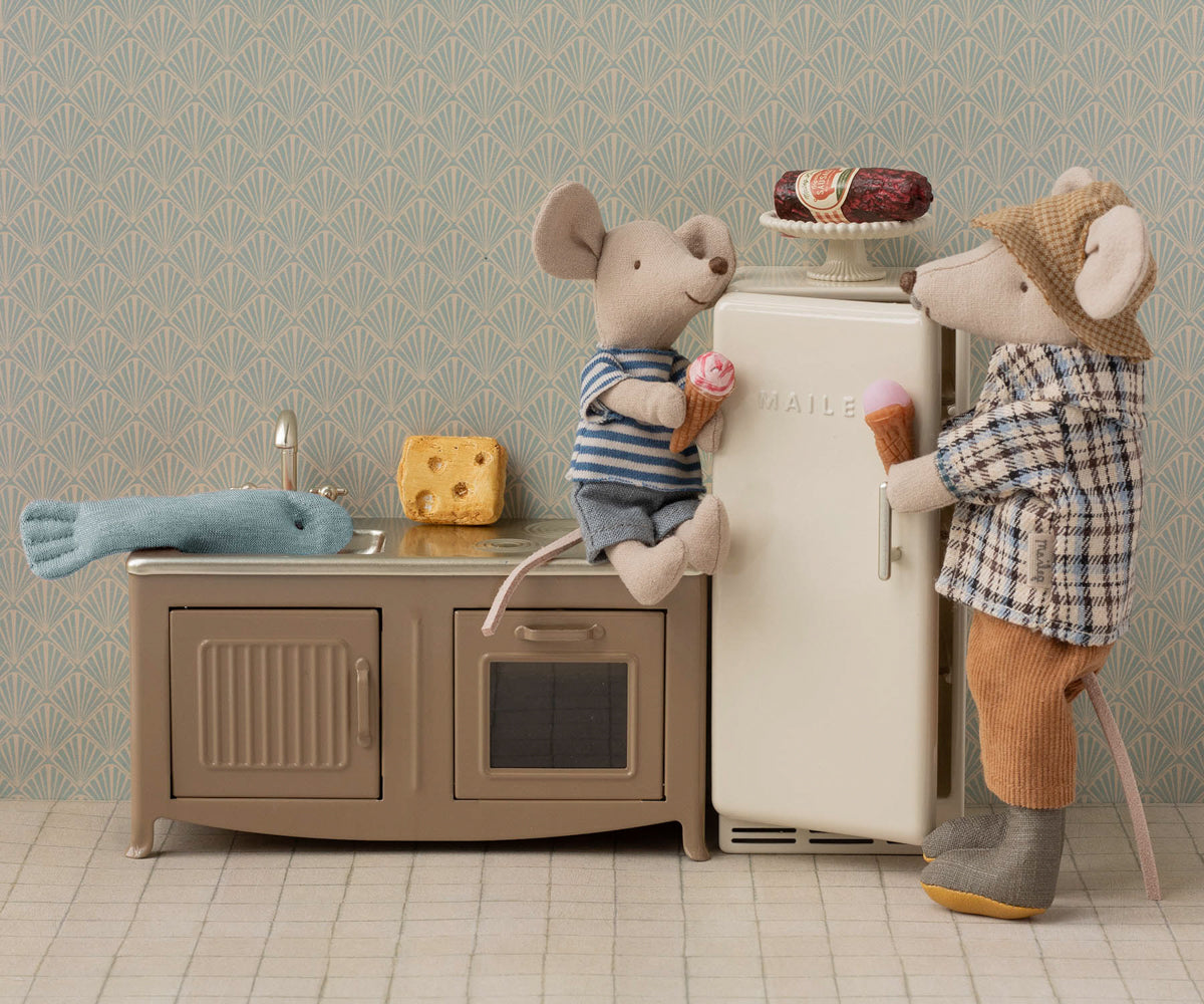 Maileg - Fridge Mouse - Off White