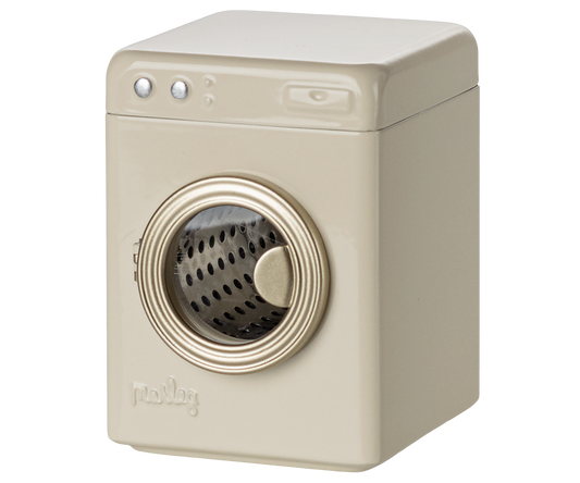 Maileg - Washing Machine, Mouse - Off White