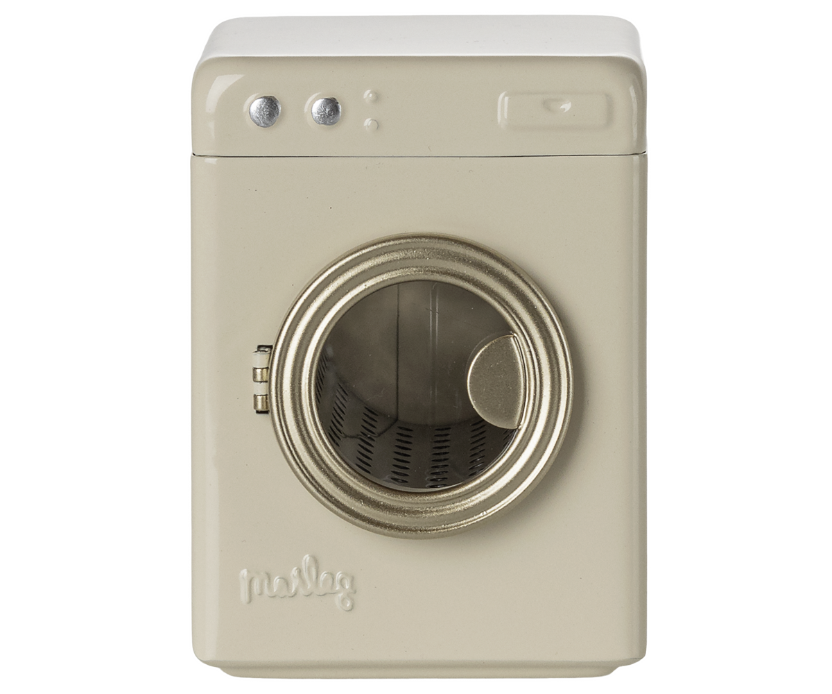 Maileg - Washing Machine, Mouse - Off White
