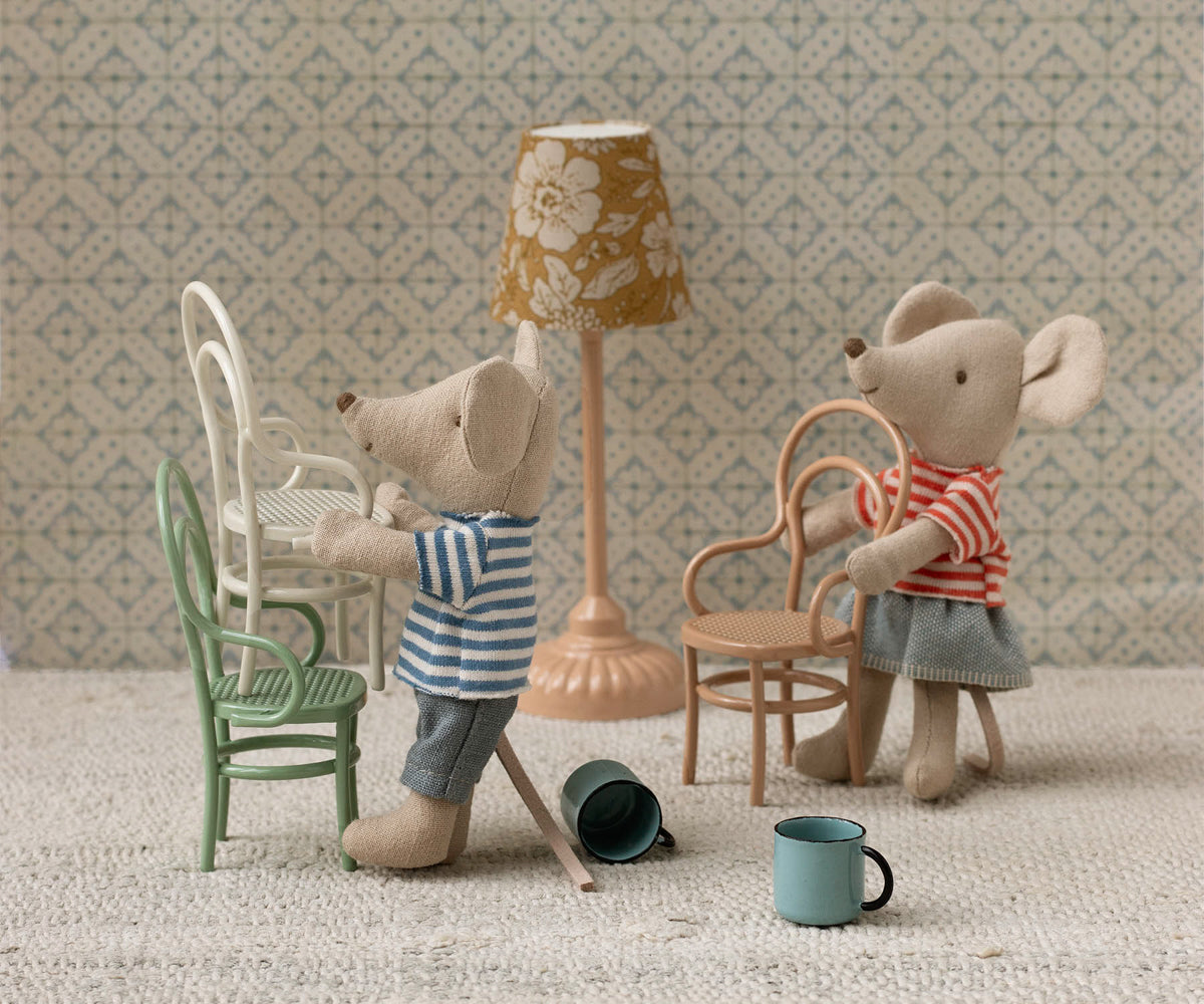 Maileg - Vintage Chair, Mouse - Dark Powder