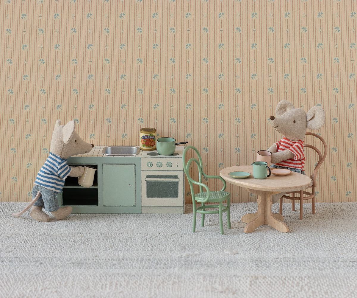 Maileg - Vintage Chair, Mouse - Dark Powder