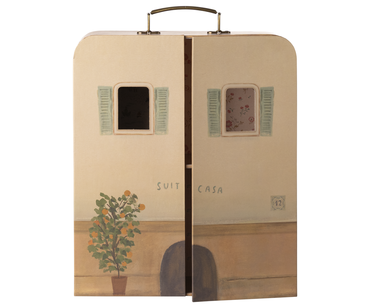 Maileg - Suitcasa,  Little Sister and Brother Mouse