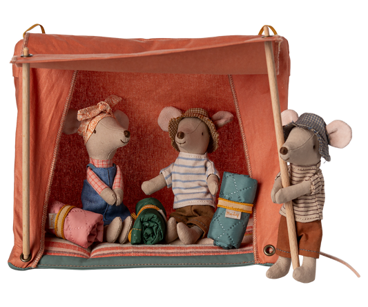 Maileg - Happy Camper Tent,  Mouse