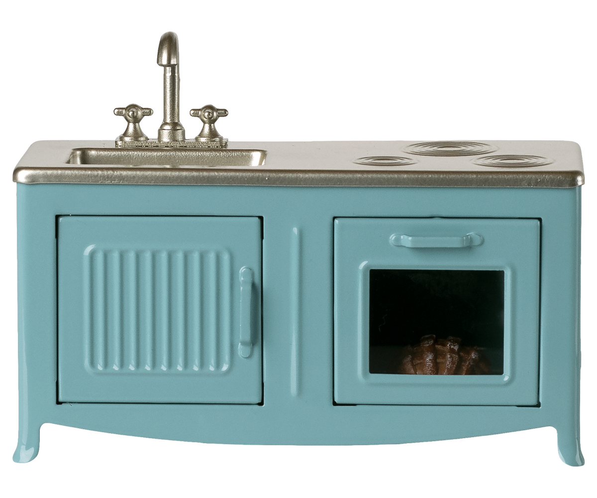 Maileg - Kitchen, Mouse - Blue
