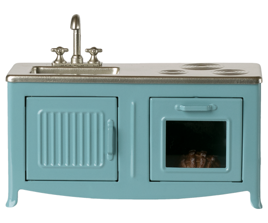 Maileg - Kitchen, Mouse - Blue