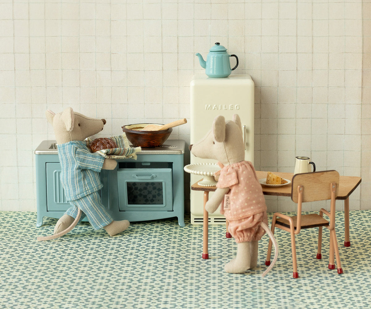 Maileg - Kitchen, Mouse - Blue