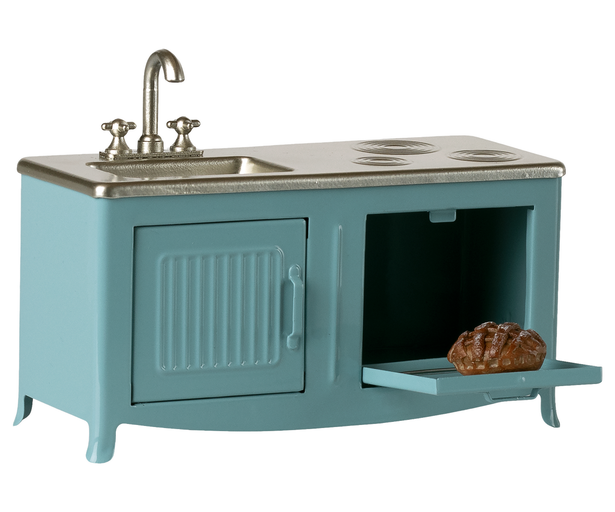 Maileg - Kitchen, Mouse - Blue
