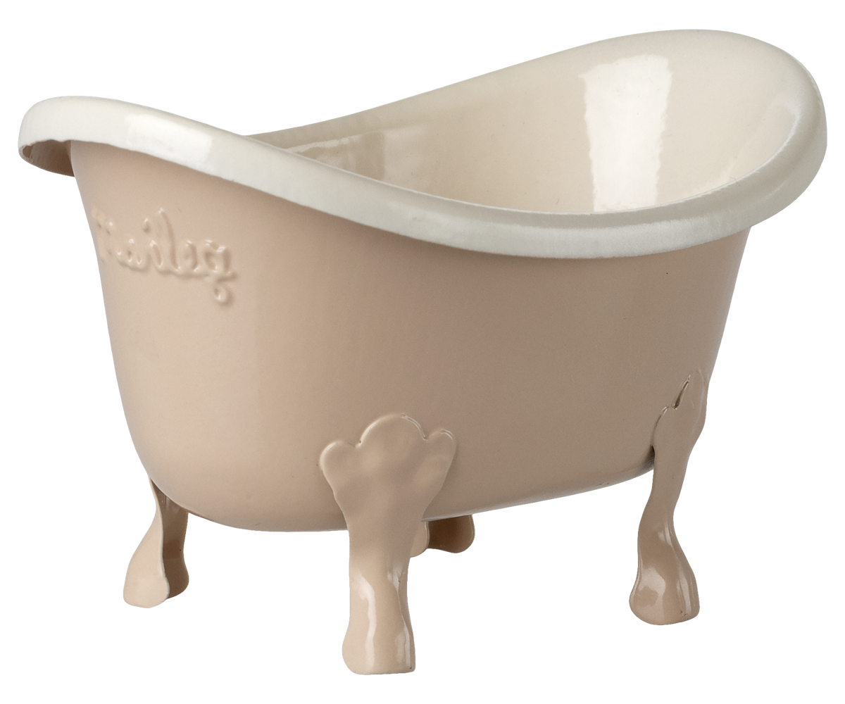 Maileg - Bathtub, Mouse - Rose