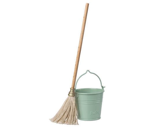 Maileg - Bucket & Mop Miniature