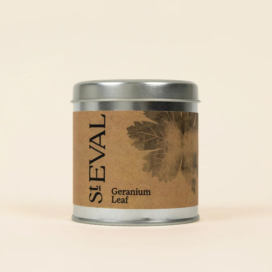 St Eval - Geranium Leaf Scented Tin Candle