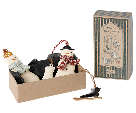 Maileg - Metal Ornament Set - Winter Wonderland