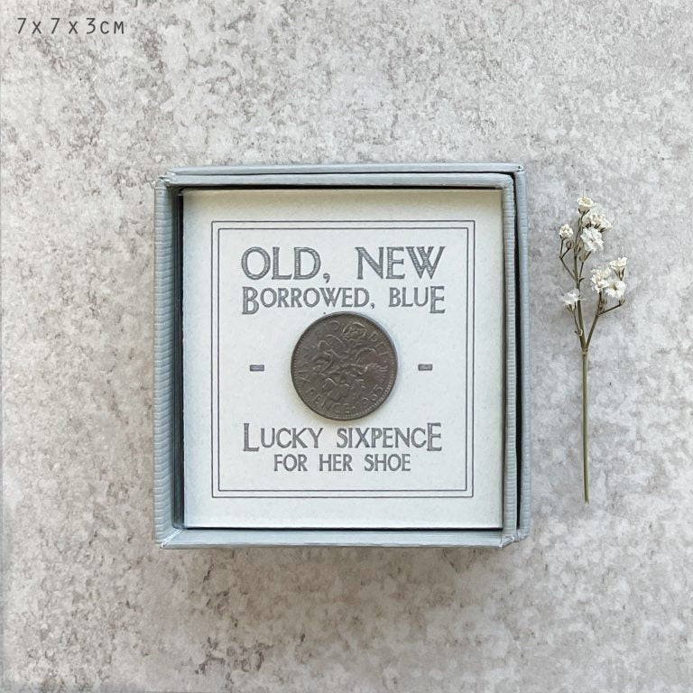 East of India - Boxed Lucky Sixpence - Happy Ever After
