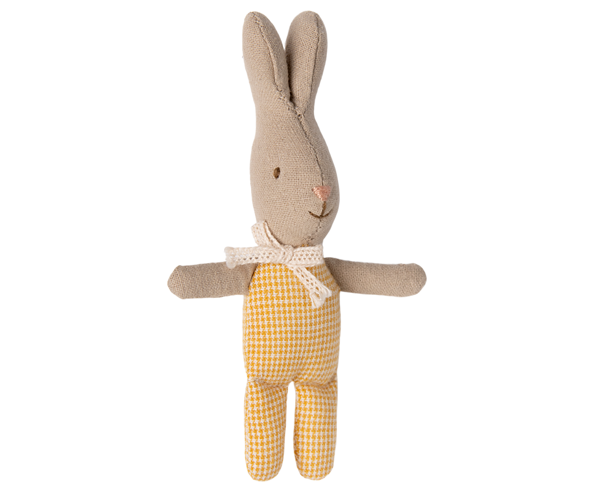 Maileg - Rabbit My - Yellow Check