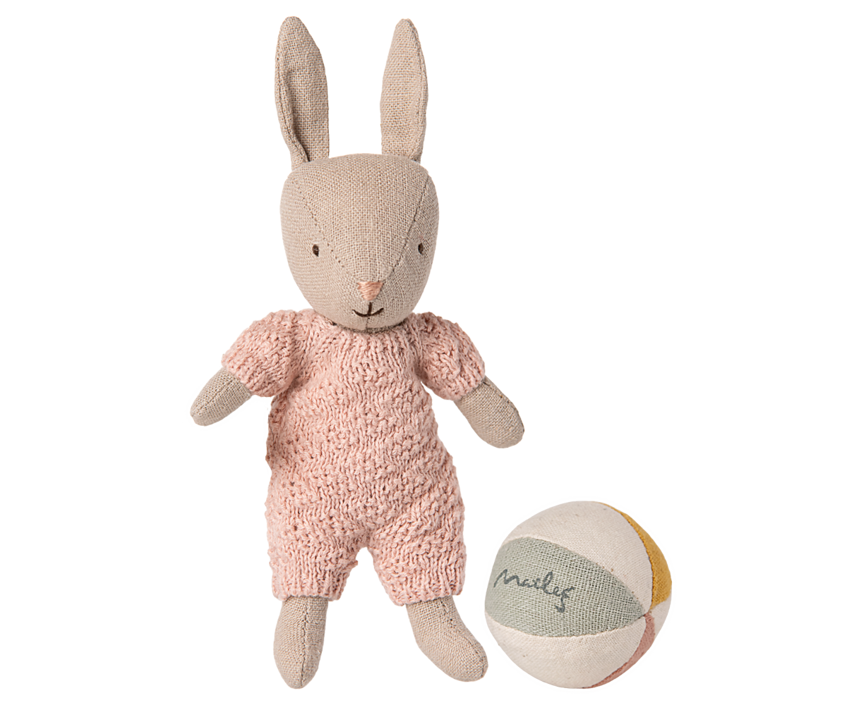 Maileg - Rabbit Set Micro - Sand-Rose
