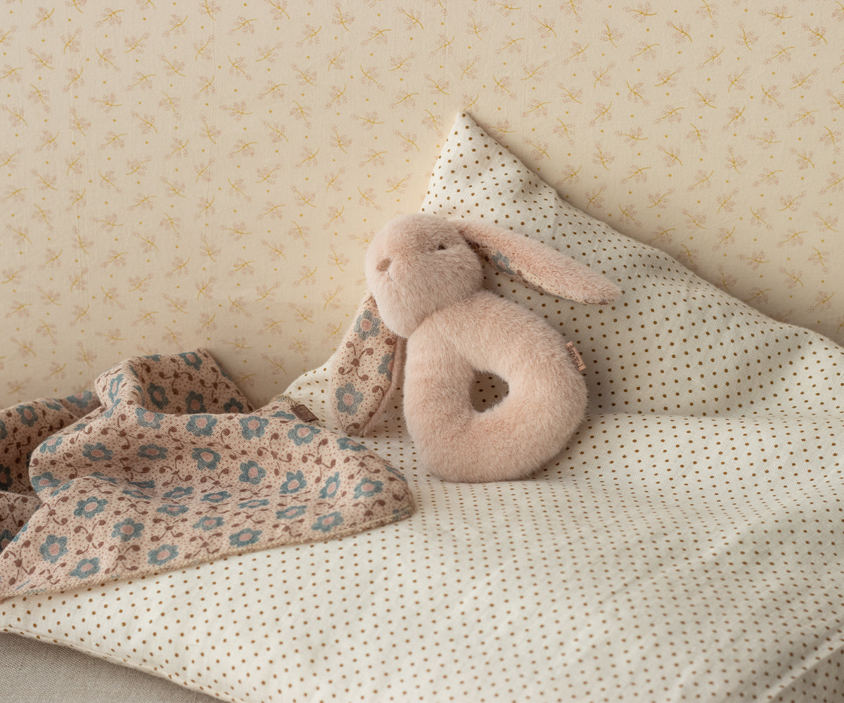 Maileg - Bunny Rattle Set - Powder