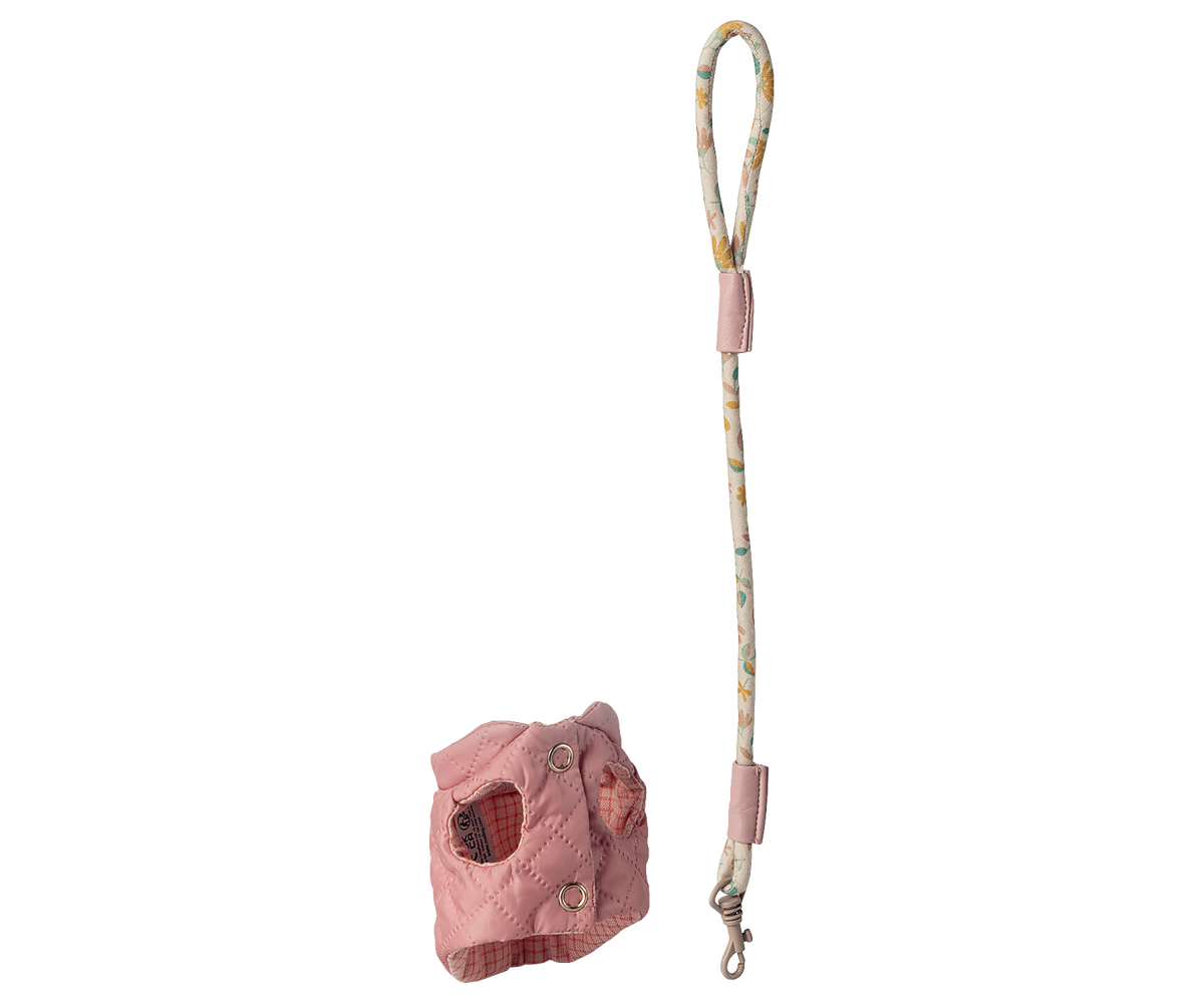Maileg - Pet Supply, Harness & Leash - Rose