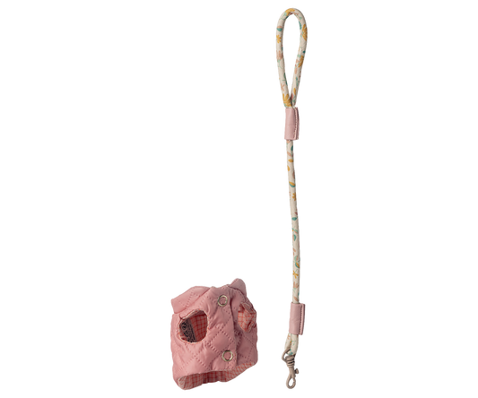 Maileg - Pet Supply, Harness & Leash - Rose