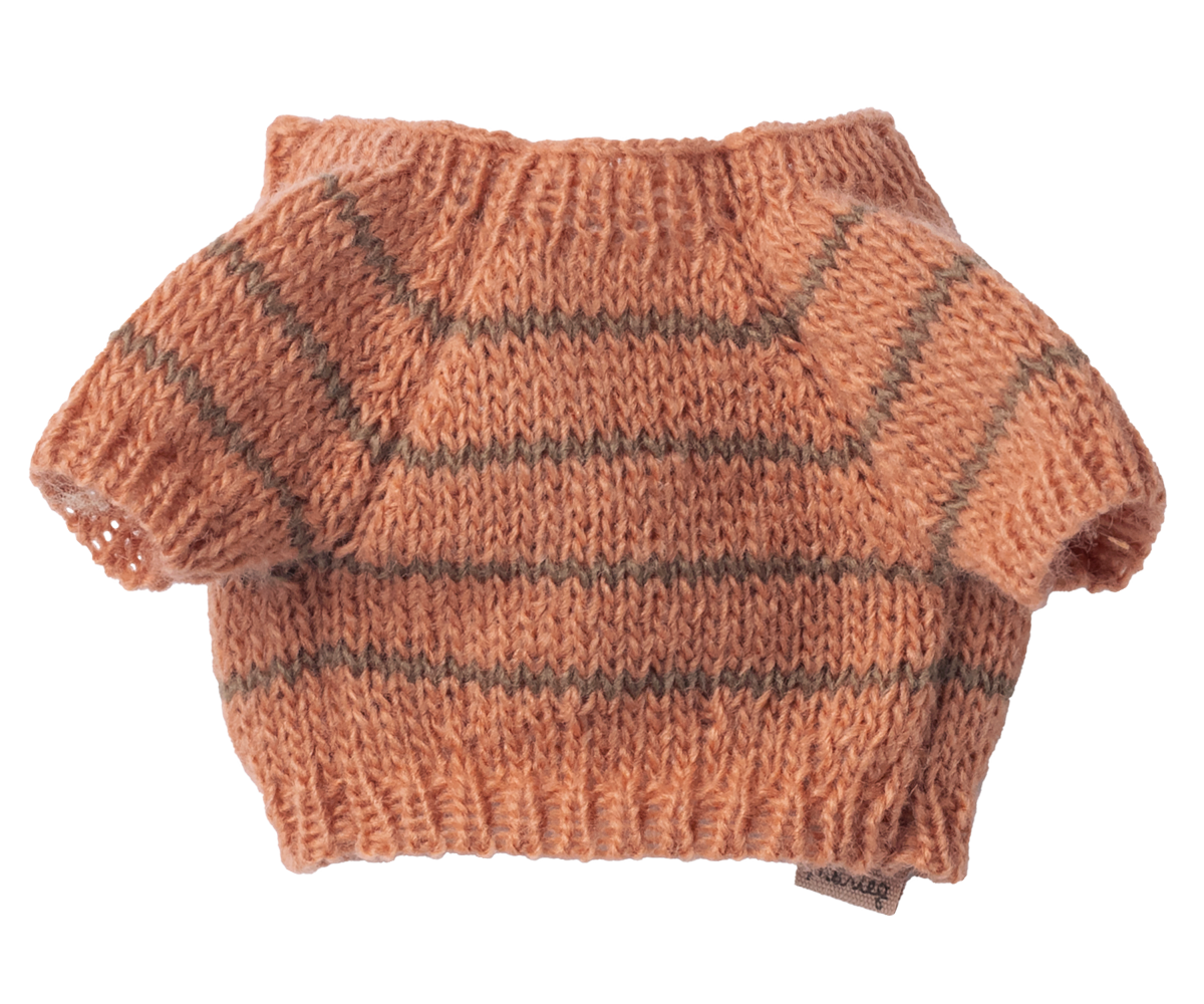 Maileg - Puppy Supply Small Knitted Sweater - Coral
