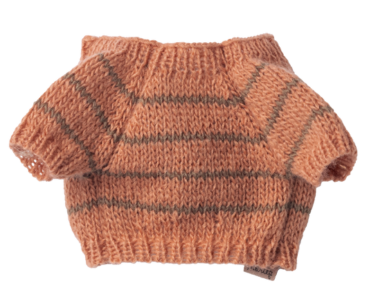 Maileg - Puppy Supply Small Knitted Sweater - Coral
