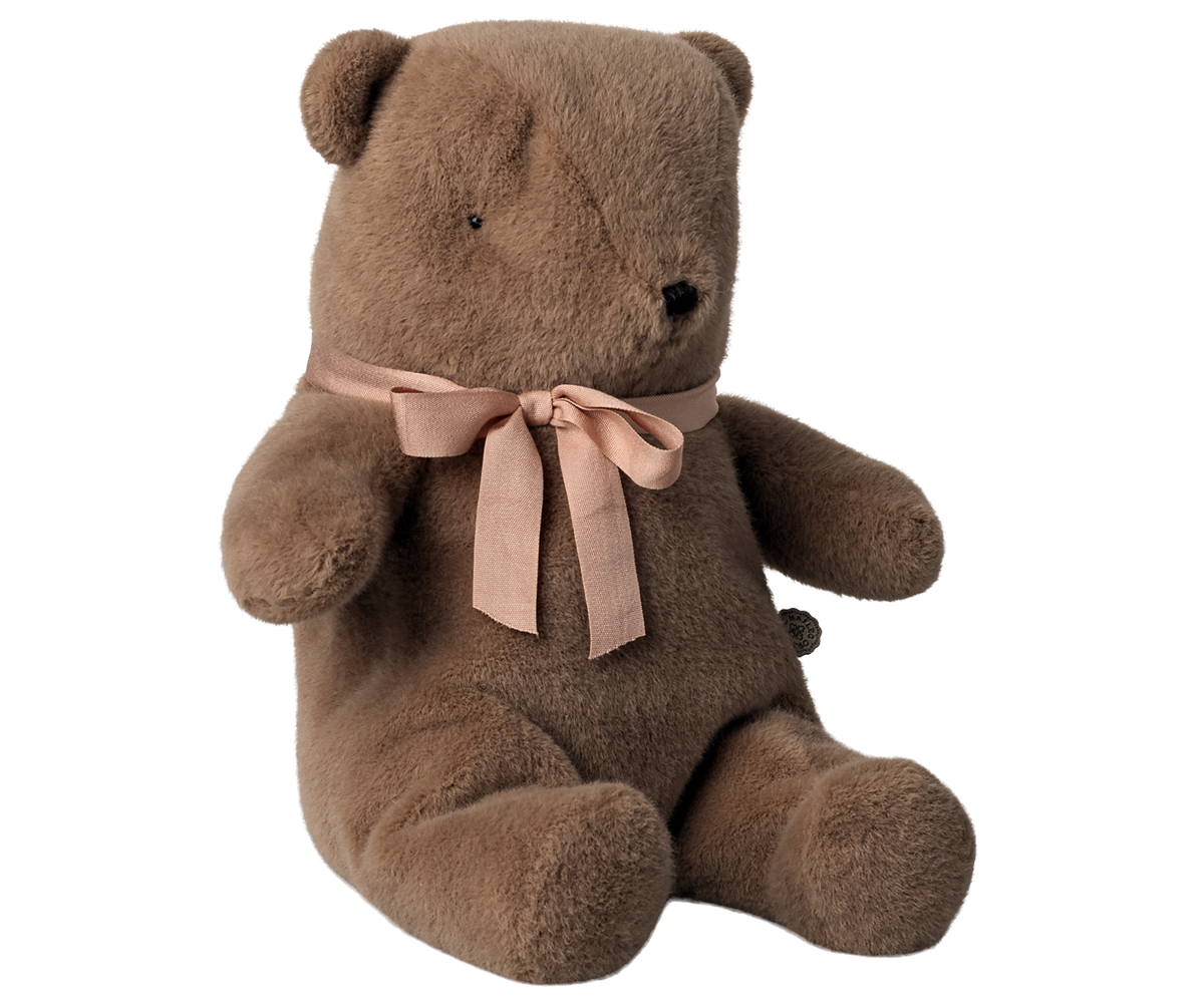 Maileg - Teddy Bear Plush, Medium - Soft Brown