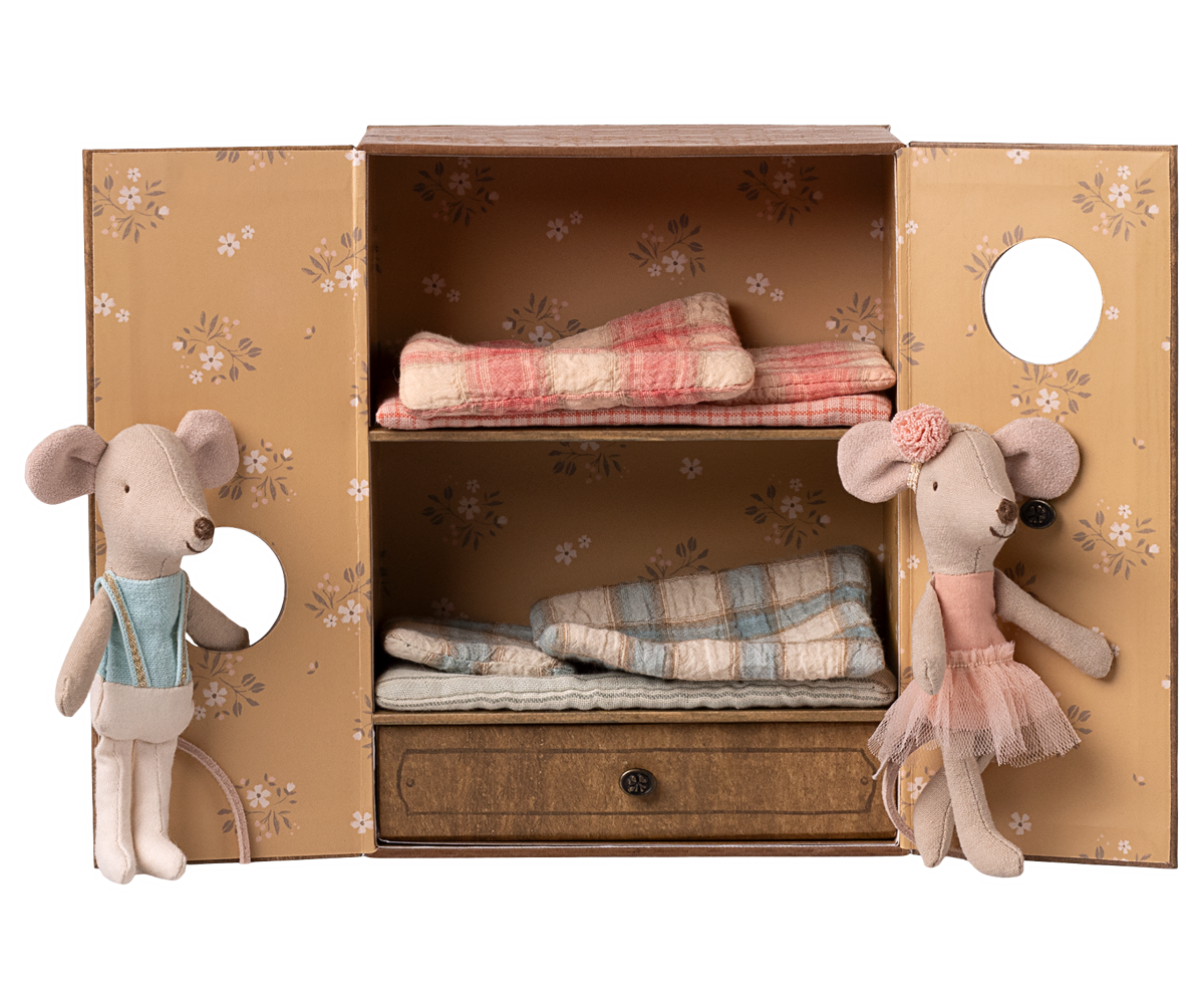 Maileg - Ballet Mice in Dance Studio - Little Sister and Brother