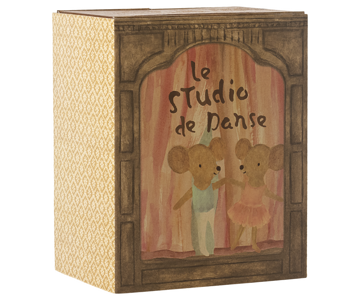 Maileg - Ballet Mice in Dance Studio - Little Sister and Brother