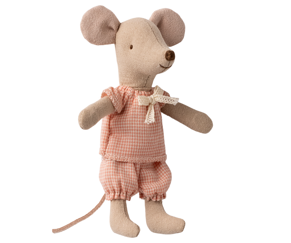 Maileg - Little Sister Mouse in Matchbox