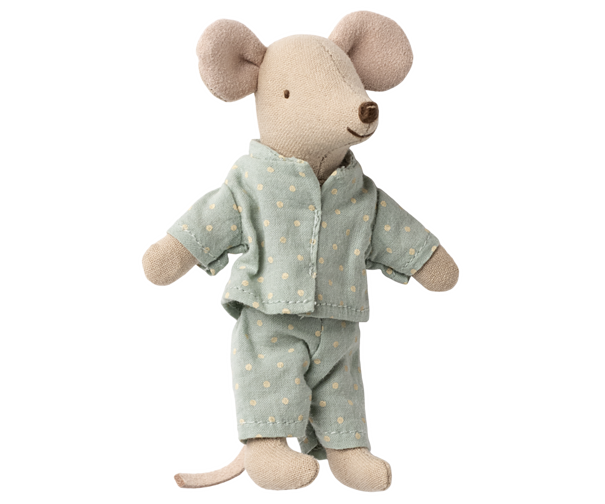 Maileg - Little Brother, Mouse In Matchbox