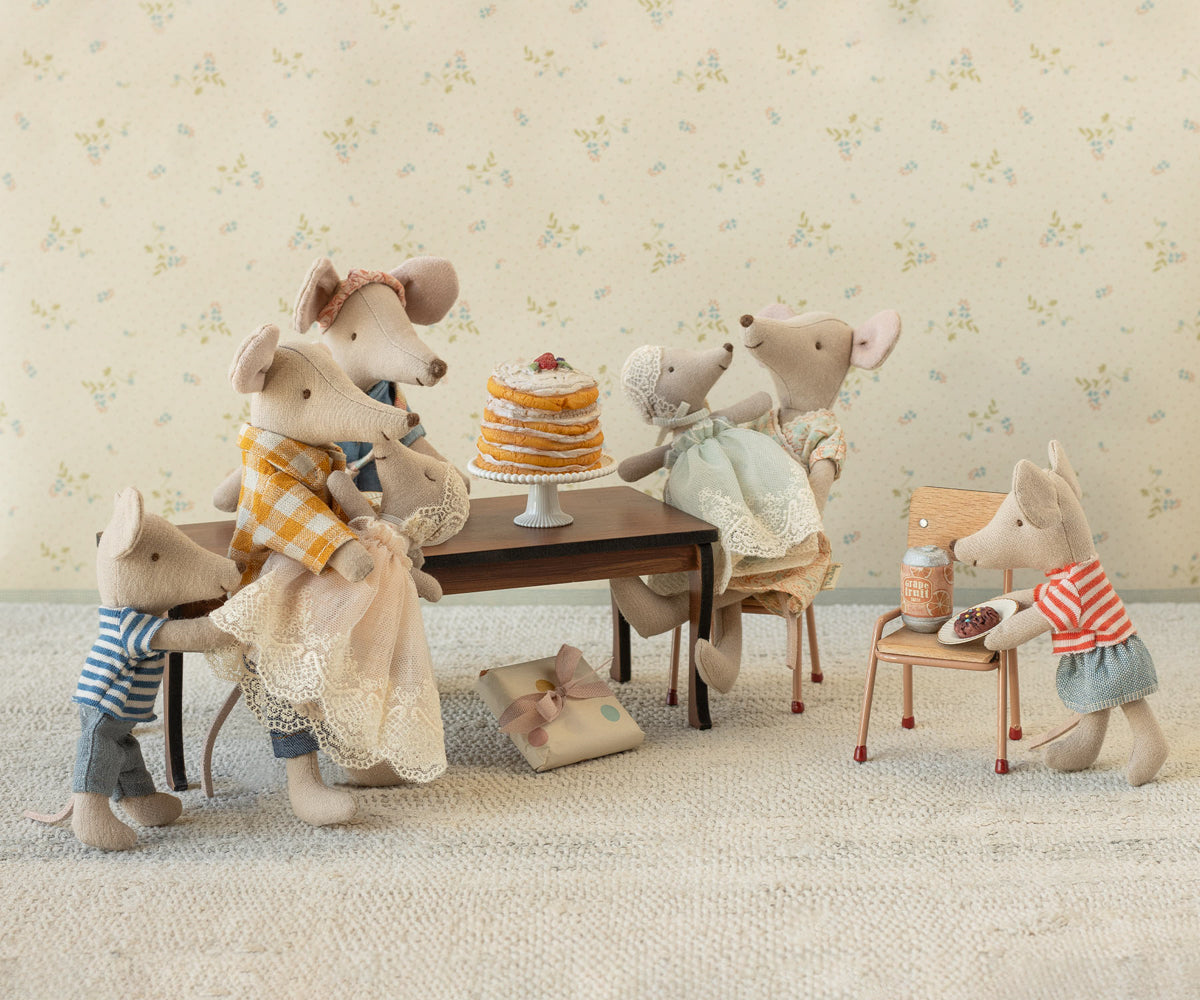 Maileg - Baby Mouse in Gown - Mint