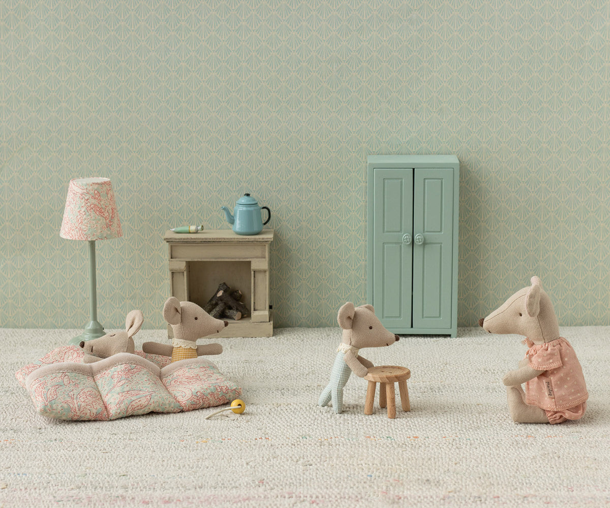Maileg - Triplets Baby mice in matchbox - Checker