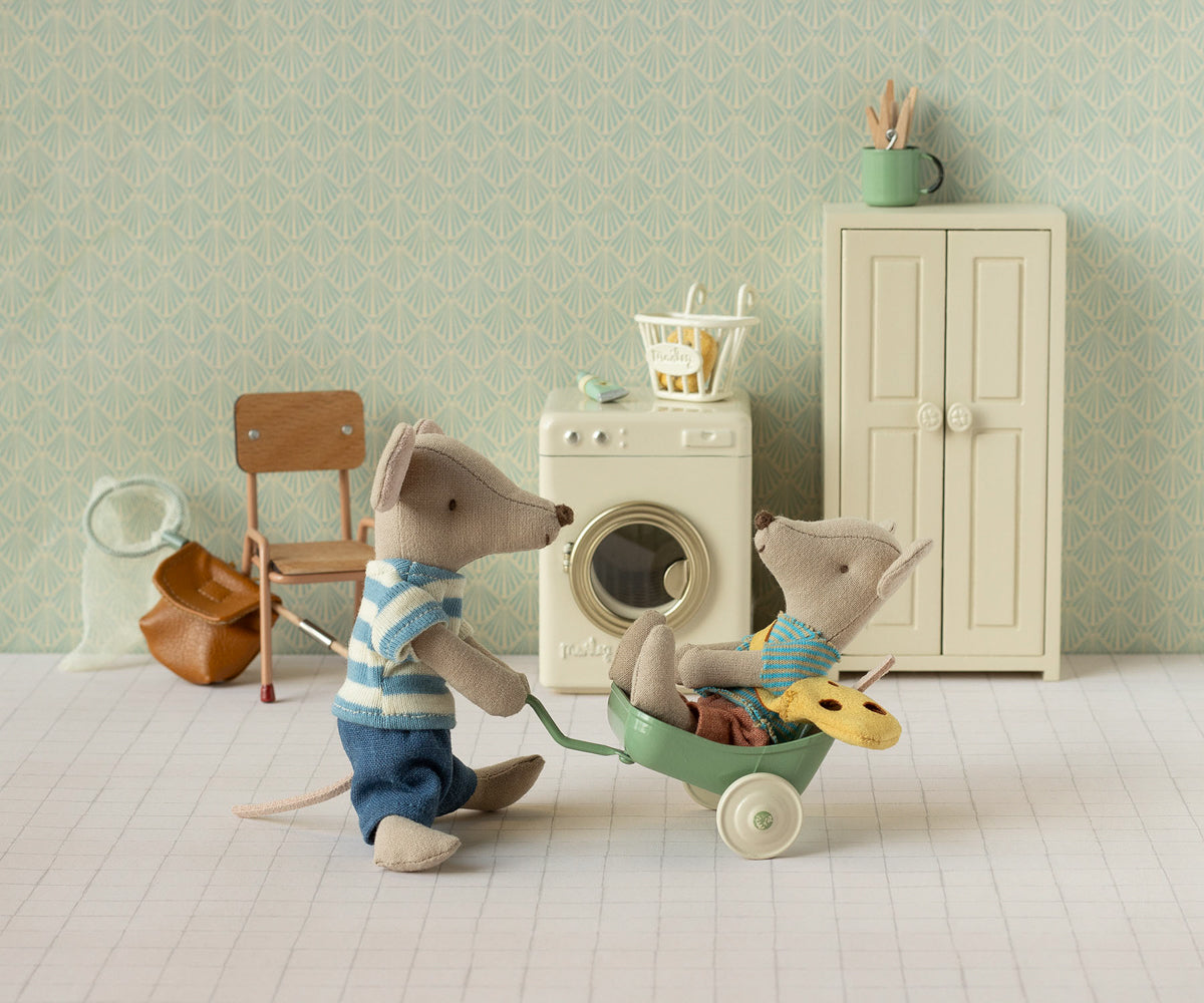 Maileg - Little Brother, Mouse with Bag