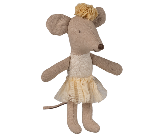Maileg - Ballerina mouse Little Sister - Off White