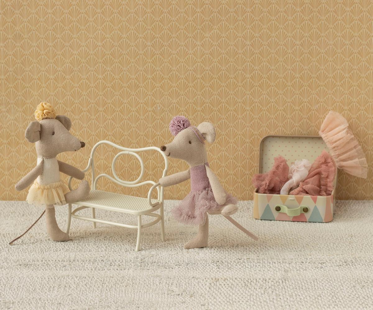 Maileg - Ballerina mouse Little Sister - Off White