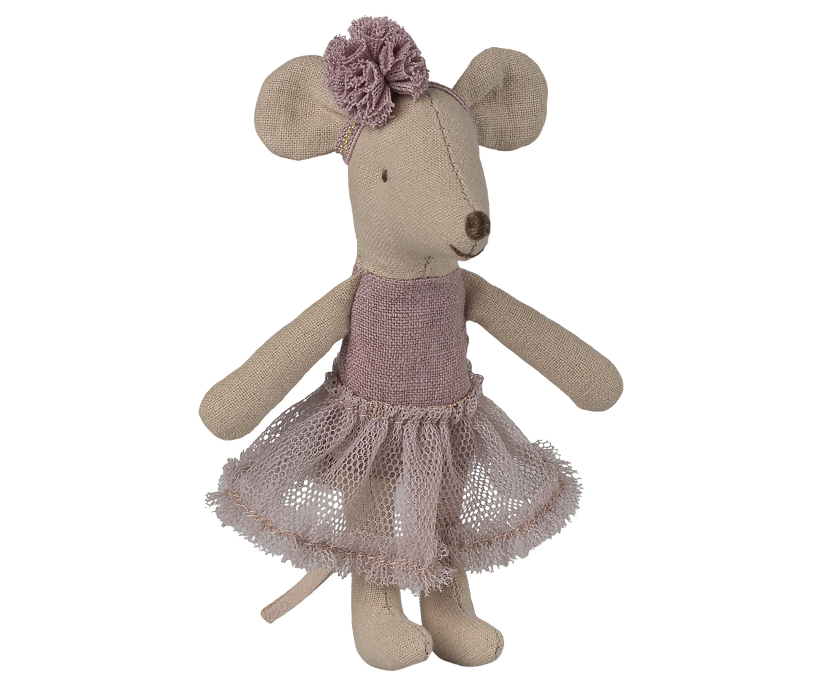 Maileg - Ballerina Mouse Little Sister - Heather