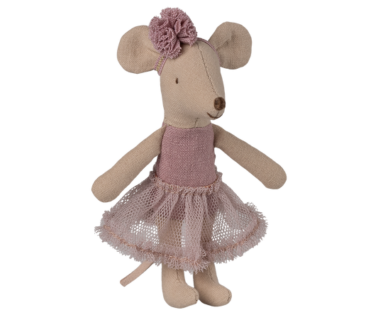 Maileg - Ballerina Mouse Little Sister - Heather