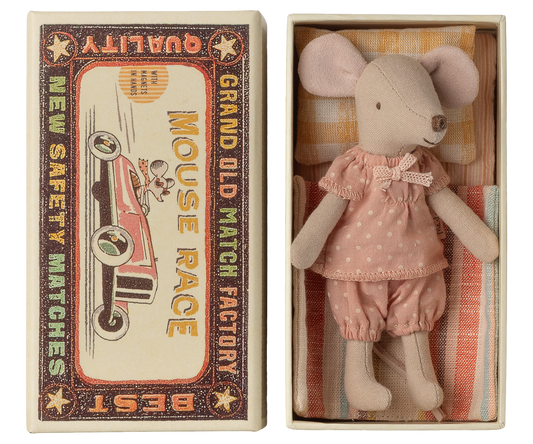 Maileg - Big Sister Mouse In Matchbox