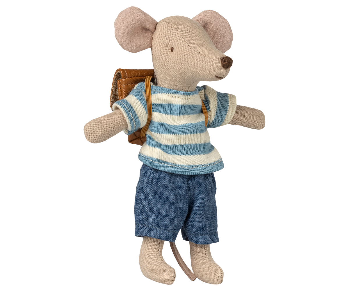 Maileg - Tricycle Mouse, Big brother - Brown