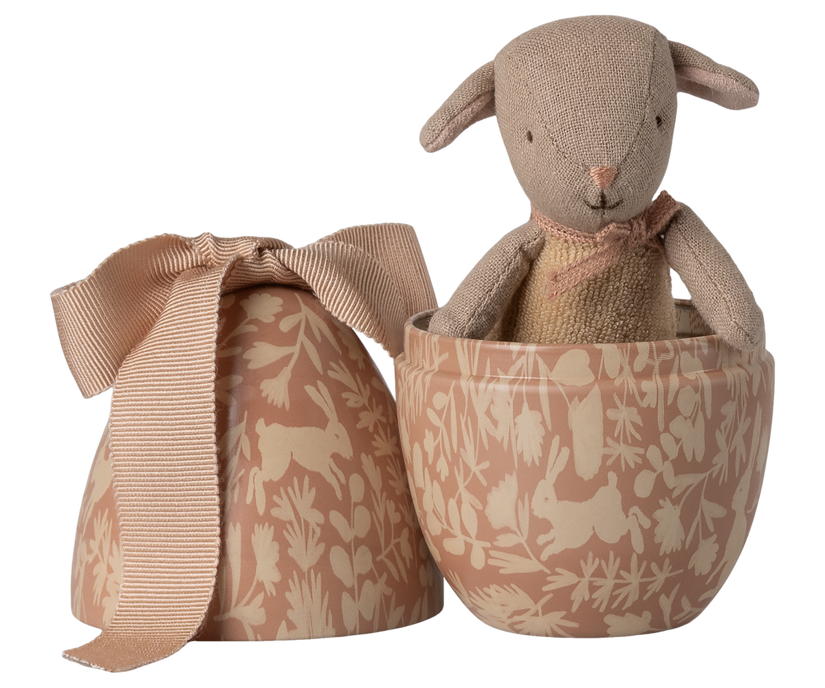 Maileg - Easter Egg with Micro Lamb Small - Powder