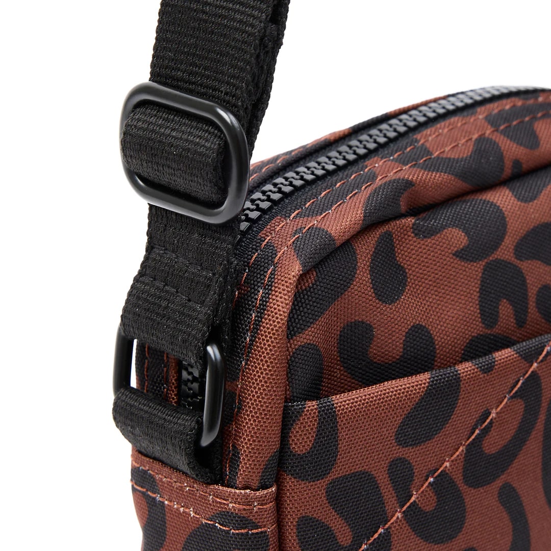Roka - Scarlet Leopard Print Bond Recycled Canvas - Small