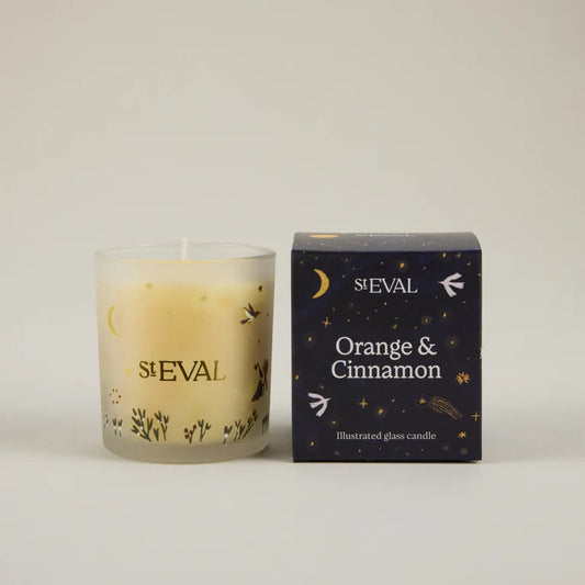 St Eval - Christmas Orange & Cinnamon Wonderland Glass Candle